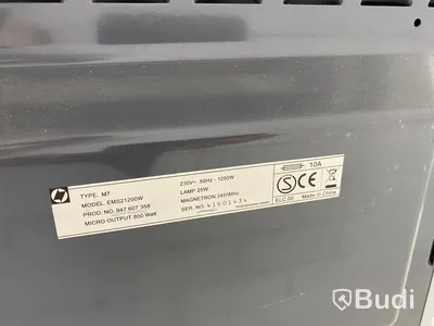 Electrolux 800W mikrovågsugn, defekt stödplupp
